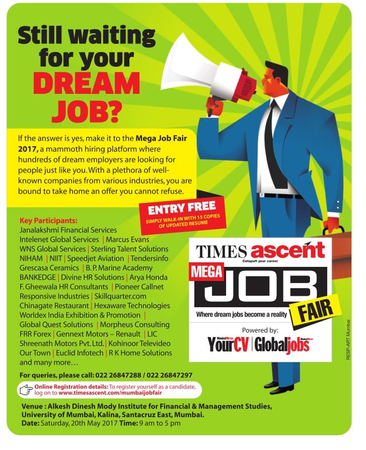 Times ascent MEGA Jobs Fair 2017