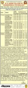 B.R Harna College of Engineering & Technology Recruitment 2017