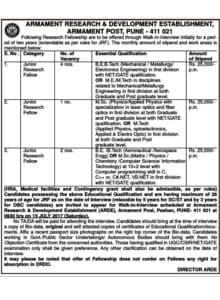 ARDE JRF Recruitment 2017