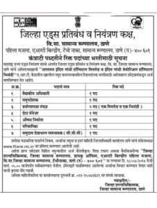 MSACS Thane Recruitment 2017