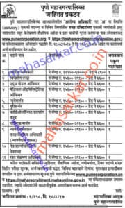 PMC Recruitment 2017