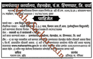 Grampanchayet Karyalay Recruitment