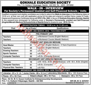 MAHA GE Society Recruitment 2018 #95 Posts