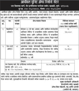 Archival Unit & Resource Center Pune Recruitment 2018