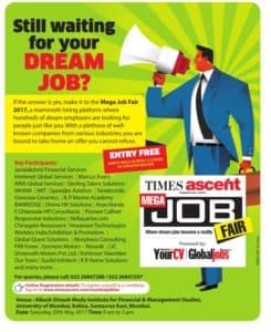 Times ascent MEGA Jobs Fair 2017
