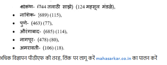 Pune Division Talathi, Clerk Typist Recruitment 2017