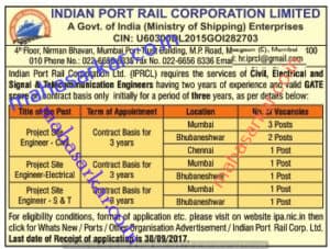 IPRCL Engineer Recruitment 2017
