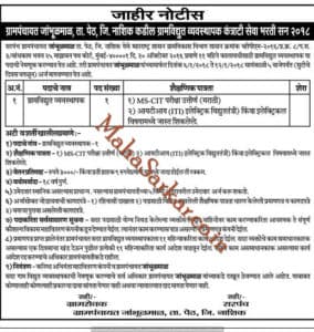 Gram Panchayet Jambhulmal Village Recruitment 2018