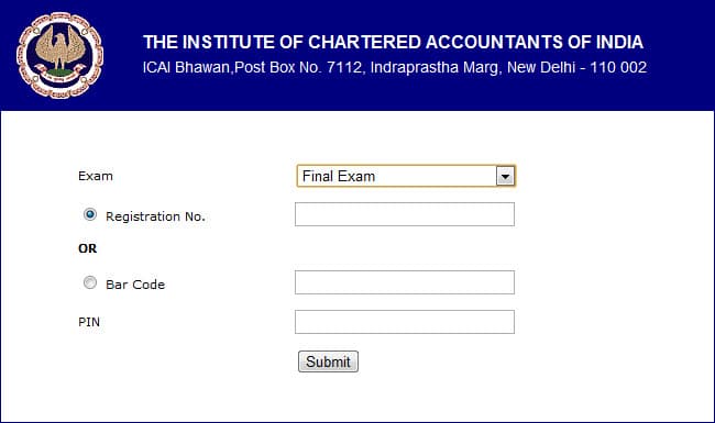 CA Exam 2019 Result