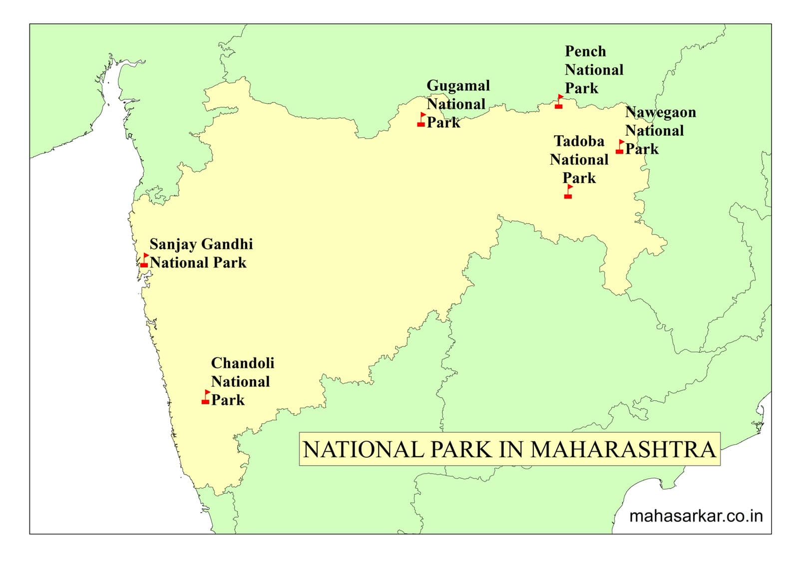 National Parks in Maharashtra Notes for MPSC
