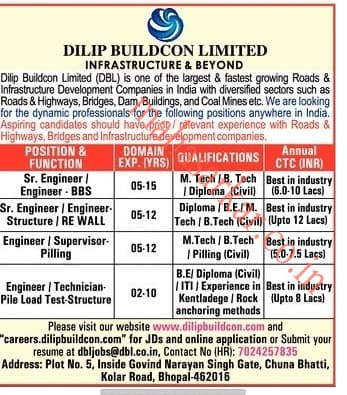 MAHA DBL Engineer Recruitment 2018