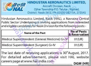 HAL Recruitment 2017