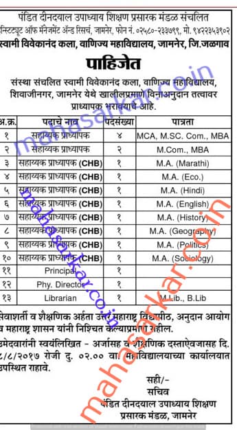 Samarth Ayurvedic Recruitment 2017