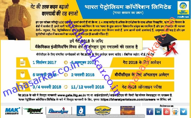 BPCL Mechanical Engineer Recruitment 2018