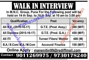M.N.C. Group Recruitment 2017
