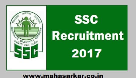 Staff Selection Commission Junior Engineer “B” Recruitment 2017